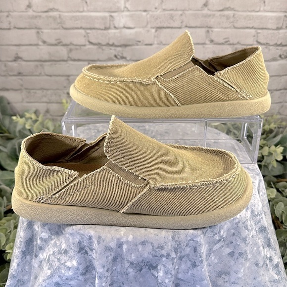 Aloha Island “Nolan” Tan Moc Toe Ultralight Canvas Slip-on Casuals Men’s 7M✨EUC - Picture 4 of 9